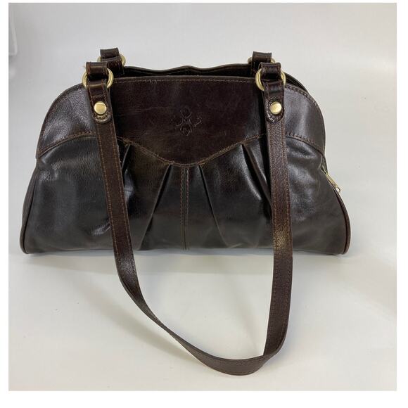 PATRICIA NASH BROWN SOFT LEATHER LARGE WOMENS SHOULDER BAG - Picture 1 of 16